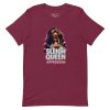 unisex-staple-t-shirt-maroon-front-6917a6585c17b.jpg Sleigh Queen Approved Detty December Collection Unisex t-shirt Cotton Fabric