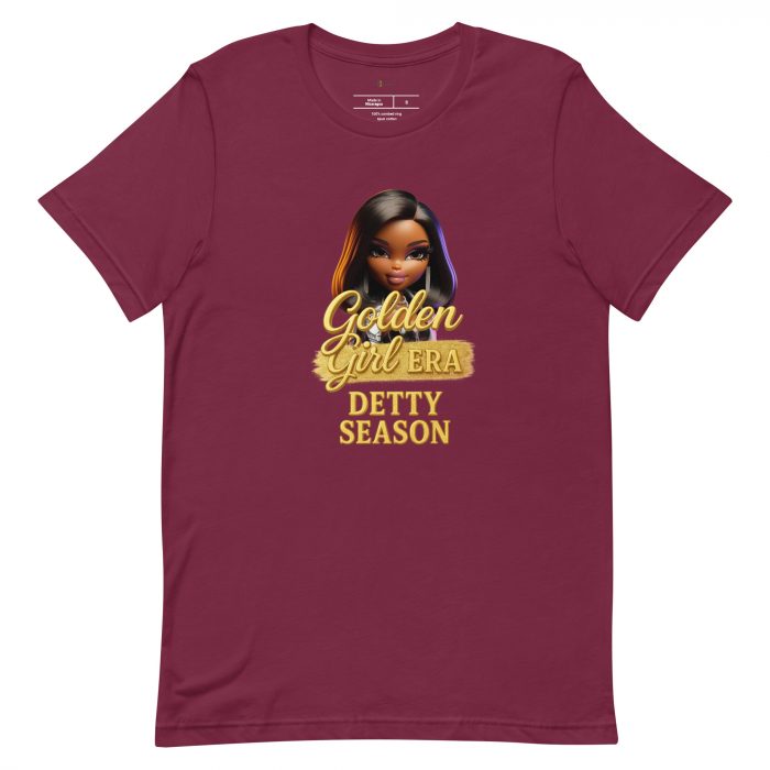 Detty December Collection Golden girl era Unisex t-shirt Cotton Fabric