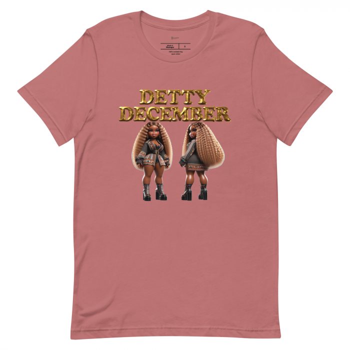 unisex-staple-t-shirt-mauve-front-6917a659a5262.jpg Detty December Collection slay queen Unisex t-shirt Cotton Fabric