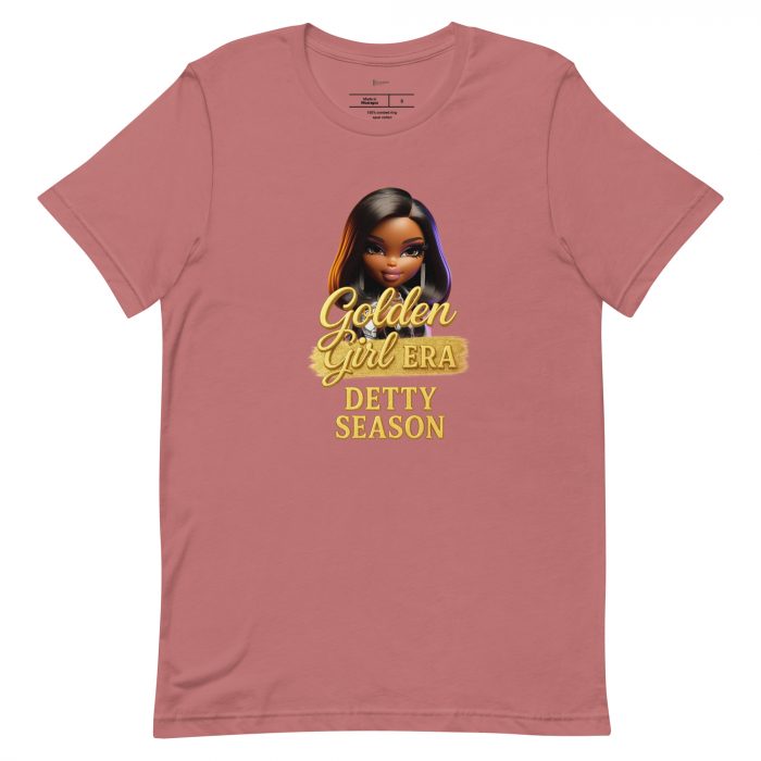 Detty December Collection Golden girl era Unisex t-shirt Cotton Fabric