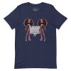 unisex-staple-t-shirt-navy-front-6917a659571b2.jpg Blessings Bangers Bodycon Detty December Slay Queen t-shirt Cotton Fabric