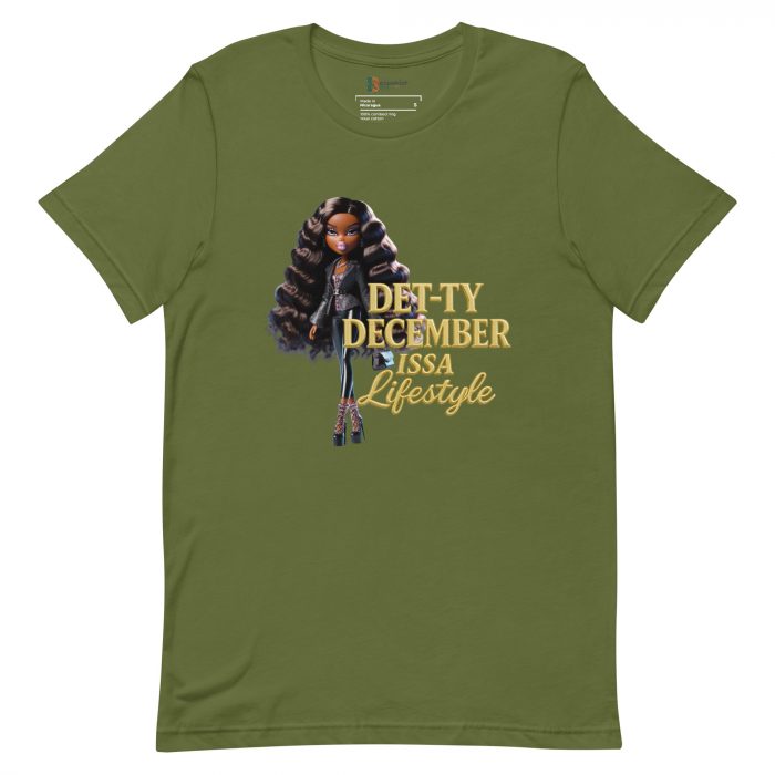 Det-ty December Issa Lifestyle Detty December  t-shirt Cotton Fabric