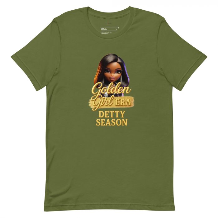 Detty December Collection Golden girl era Unisex t-shirt Cotton Fabric