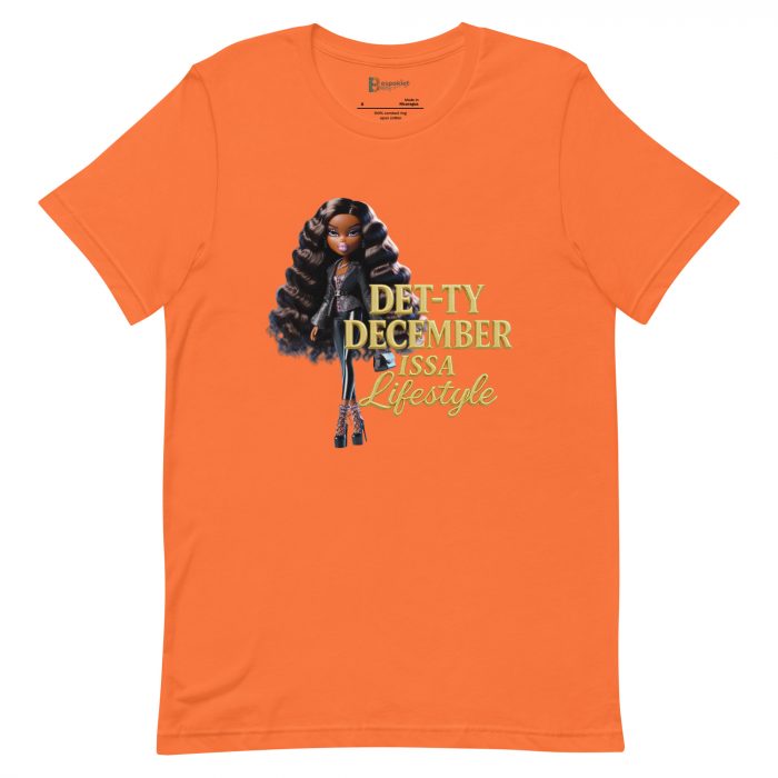 Det-ty December Issa Lifestyle Detty December  t-shirt Cotton Fabric