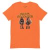 unisex-staple-t-shirt-orange-front-6917a65e96a58.jpg Detty December Collection slay queen Unisex t-shirt Cotton Fabric