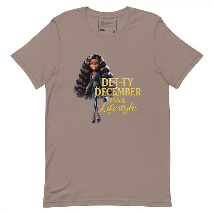 Det-ty December Issa Lifestyle Detty December  t-shirt Cotton Fabric