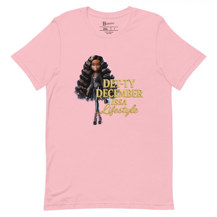 Det-ty December Issa Lifestyle Detty December  t-shirt Cotton Fabric