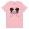 unisex-staple-t-shirt-pink-front-6917a65e732b2.jpg Blessings Bangers Bodycon Detty December Slay Queen t-shirt Cotton Fabric