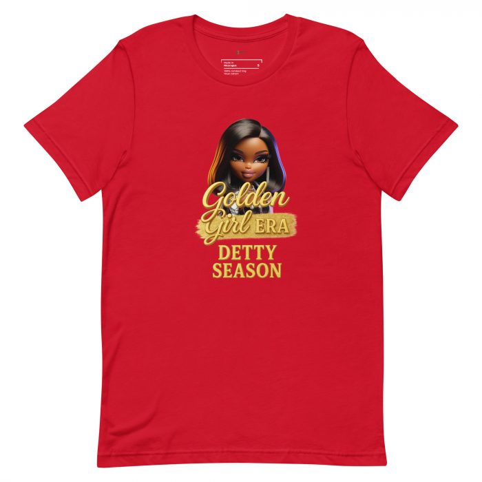 Detty December Collection Golden girl era Unisex t-shirt Cotton Fabric