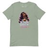 unisex-staple-t-shirt-sage-front-6917a66dd9ba4.jpg Sleigh Queen Approved Detty December Collection Unisex t-shirt Cotton Fabric