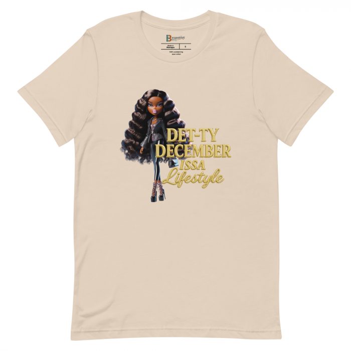 Det-ty December Issa Lifestyle Detty December  t-shirt Cotton Fabric
