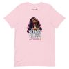 unisex-staple-t-shirt-soft-pink-front-6917a66c520c3.jpg Sleigh Queen Approved Detty December Collection Unisex t-shirt Cotton Fabric