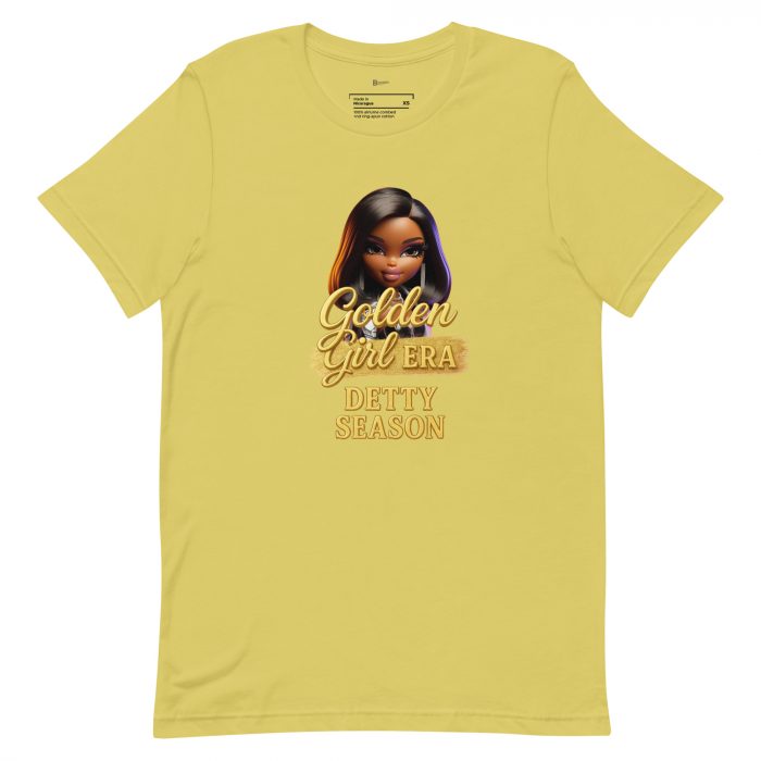 Detty December Collection Golden girl era Unisex t-shirt Cotton Fabric