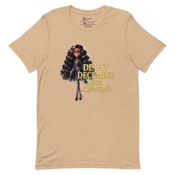 Det-ty December Issa Lifestyle Detty December  t-shirt Cotton Fabric