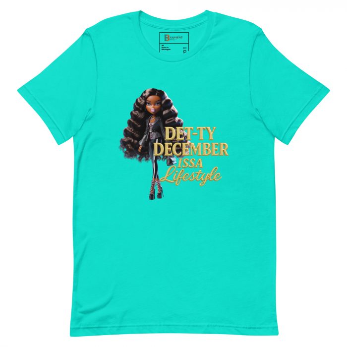 Det-ty December Issa Lifestyle Detty December  t-shirt Cotton Fabric