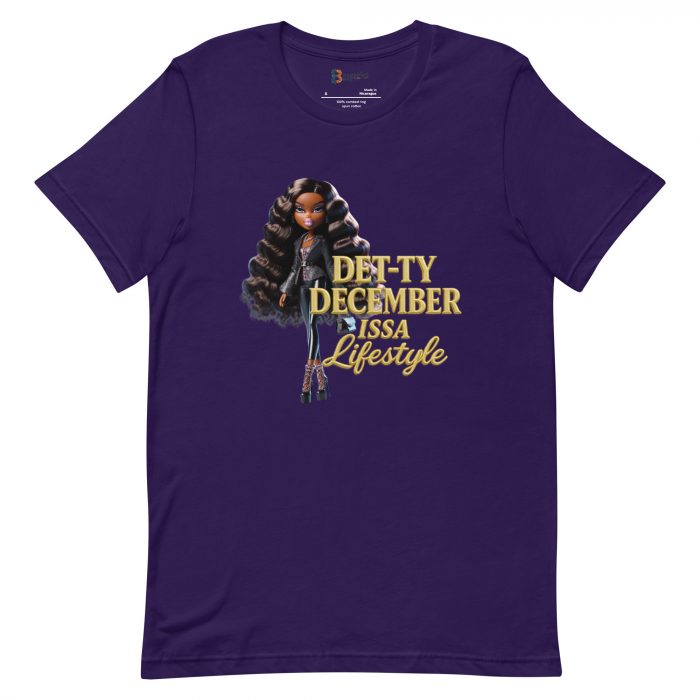 Det-ty December Issa Lifestyle Detty December  t-shirt Cotton Fabric