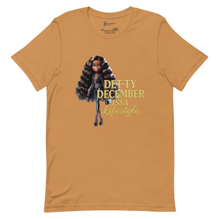 Det-ty December Issa Lifestyle Detty December  t-shirt Cotton Fabric