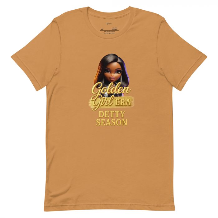 Detty December Collection Golden girl era Unisex t-shirt Cotton Fabric