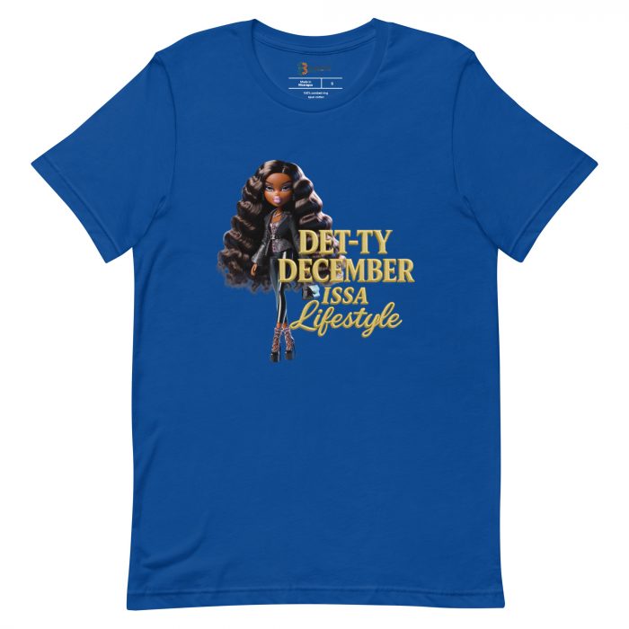 Det-ty December Issa Lifestyle Detty December  t-shirt Cotton Fabric