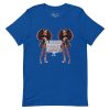 unisex-staple-t-shirt-true-royal-front-6917a663e689b.jpg Blessings Bangers Bodycon Detty December Slay Queen t-shirt Cotton Fabric