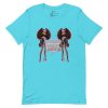 unisex-staple-t-shirt-turquoise-front-6917a66c52c25.jpg Blessings Bangers Bodycon Detty December Slay Queen t-shirt Cotton Fabric