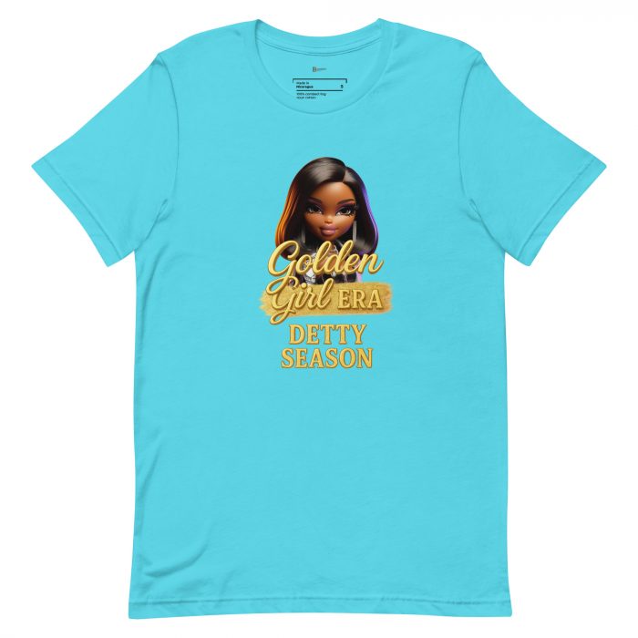 Detty December Collection Golden girl era Unisex t-shirt Cotton Fabric