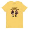 unisex-staple-t-shirt-yellow-front-6917a66b74303.jpg Detty December Collection slay queen Unisex t-shirt Cotton Fabric