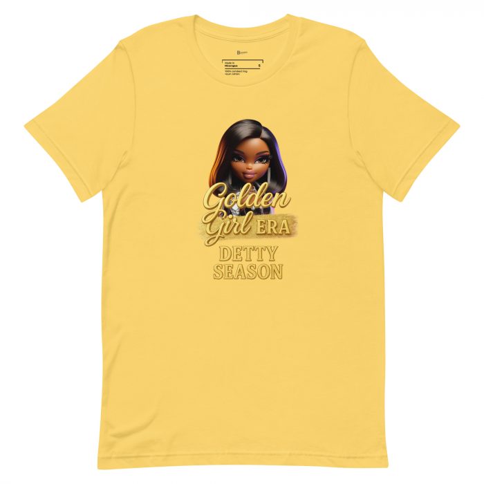 Detty December Collection Golden girl era Unisex t-shirt Cotton Fabric