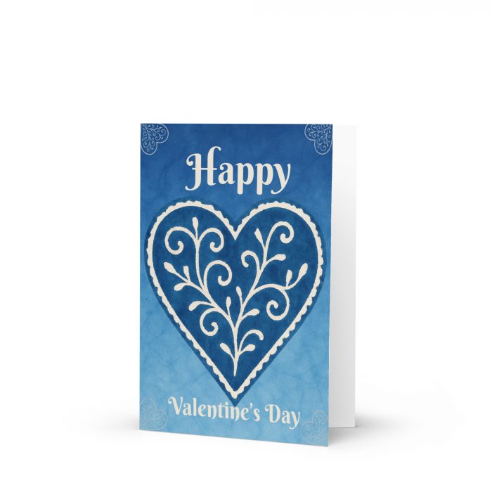 greeting-card-5x7-front-696272f029194.jpg Spriral heart Adire Valentine Greeting card