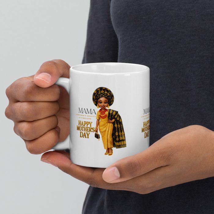 white-glossy-mug-white-11-oz-handle-on-left-696fa9728e3b6 A Mother’s Beauty Is Timeless | Mama Mother’s Day Ceramic Mug Gift